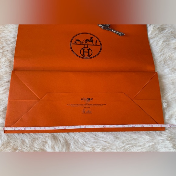 💞Authentic💞Hermes Large Empty Shopping Bag - Picture 7 of 8